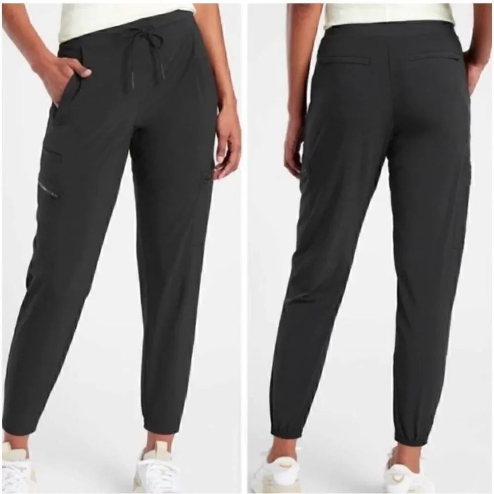 Athleta Go Far Travel Pant Black Jogger, Women’s Size 0